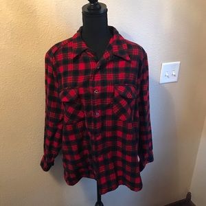 [pendelton] vintage virgin wool button up